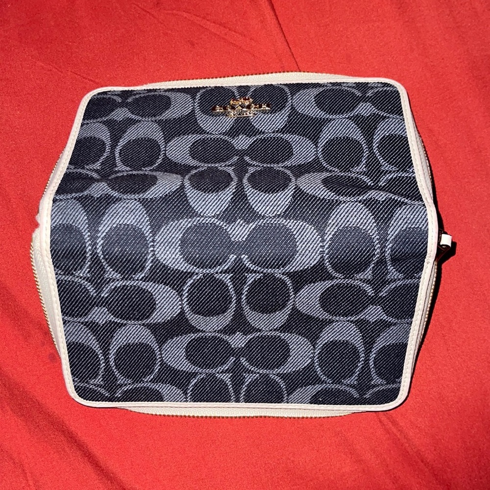 Coach denim signature medium size wallet